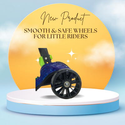 BAYBEE Dusty 3-Wheeled Kick Scooter - 3-Height Adjustable
