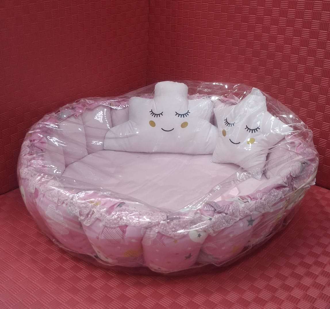 baby nests for kids with 2 filled cusions