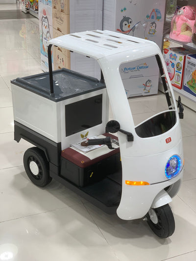 KIDS REMOTE CONTROLLED ELECTRIC RICKSHAW