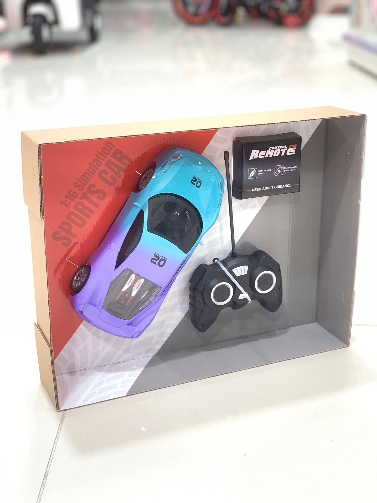 R/C STUNT CAR WITH REMOTE CONTROLLED