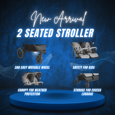 Double Seat Baby Walker for 6 Months to 2 Years – Fun for Two!